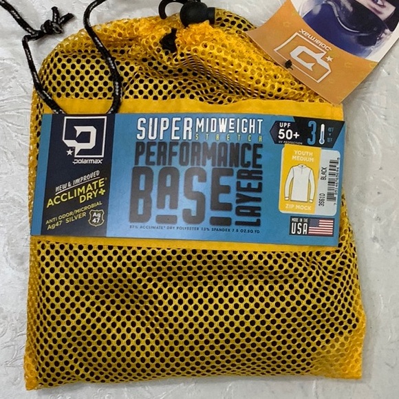 Polarmax 3.0 SUPER MIDWEIGHT ZIP MOCK - Black - Picture 11 of 13